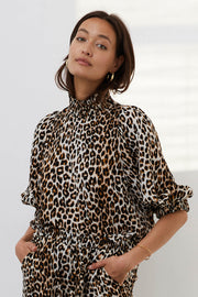 Bobby Top |  Leopard Print | Top fra Lollys Laundry