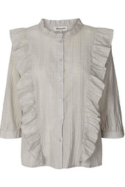 Hanni Shirt | Stone White | Skjorte fra Lollys Laundry