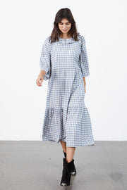 Sonya Dress | Dusty Blue | Kjole fra Lollys Laundry