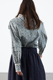 Annabelle Shirt | Flower Print | Skjorte fra Lollys Laundry