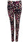 Robyn Printed Legging | Blush Leo | Leggings fra Black Colour