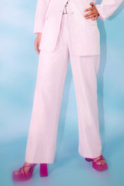 Estelle Trousers | Pale pink Glitter | Bukser fra Hunkön