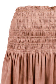 Ginger sateen skirt | Toffee | Nederdel fra Neo Noir