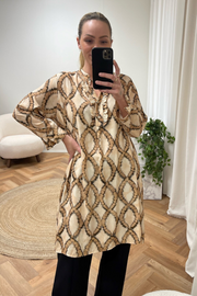 2604B Dress | Beige New | Kjole fra Marta du Chateau