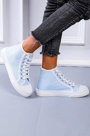 Hightop Boot | Blue | Sneakers fra Lazy Bear