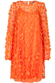 Lamilla Ls Dress | Orange | Kjole fra Liberté
