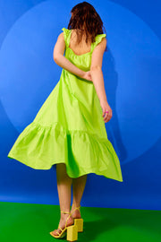 Holly dress | Lime | Kjole fra Hunkön