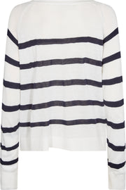 Effie Pullover | Off-white w. Salute | Bluse fra Freequent