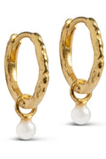 Belle Pearl Creolen | Perle | Creolen aus Emaille