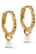 Belle Pearl Hoops | Pearl | Hoops fra Enamel