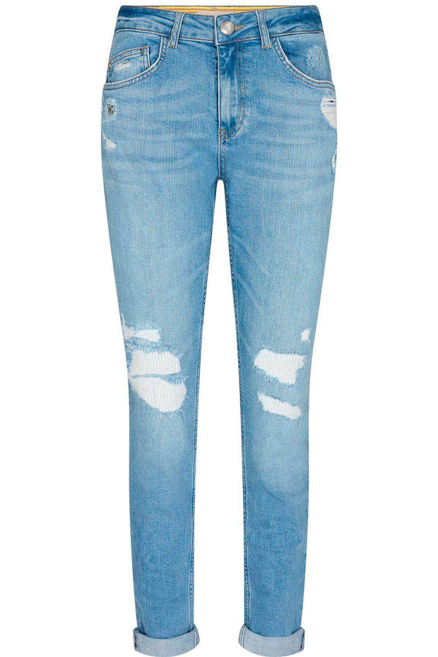 Bradford Scratch Jeans | Light Blue | Jeans fra Mos Mosh