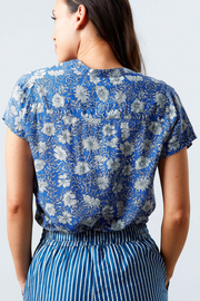 Heather Top | Flower Print | Top fra Lollys Laundry