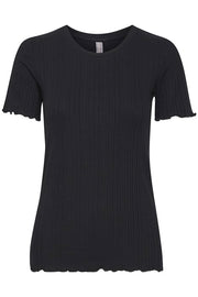 Janice T-Shirt | Black | T-Shirt fra Culture