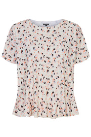 Alma-Frill-T-Shirt | Pastel Leo | T-shirt fra Liberté