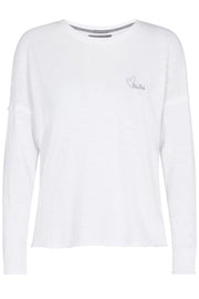 Glory O-LS Tee | White | T-Shirt fra Mos Mosh