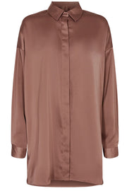 Heda Ls Shirt | Brown | Skjorte fra Liberté