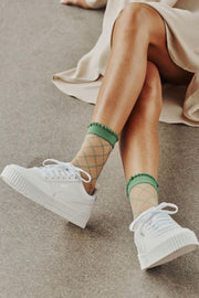 HYPETHEDETAiL Socken Logo 25app | Moosgrün | Socken von Hype the Detail