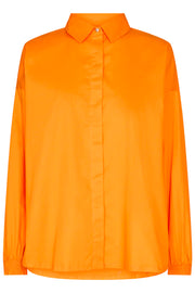 Sussi Ls Short Shirt | Orange | Skjorte fra Liberté