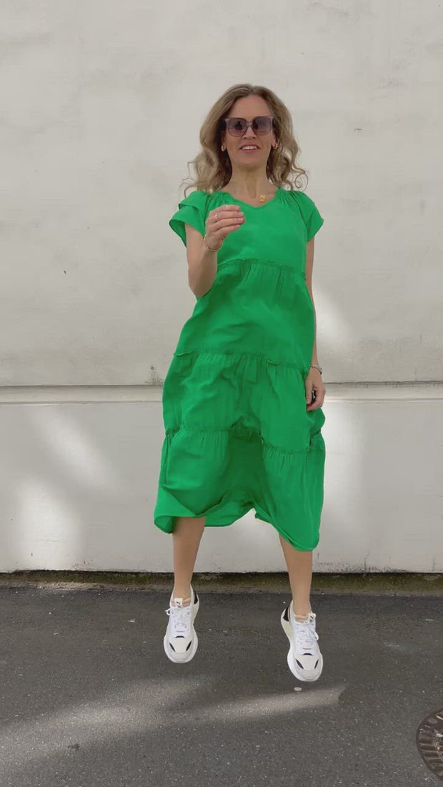 New Sunrise Dress | Green | Kjole fra Co'couture