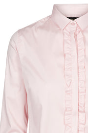 Tilda Flounce Shirt | Soft Rose | Skjorte fra Mos Mosh