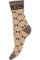 Fashion Sock | Brown/Gold | Glimmer strømpe fra Hype the Detail