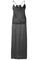 Woven Dress 7/8 | Sort | Maxi kjole med stropper fra Saint Tropez