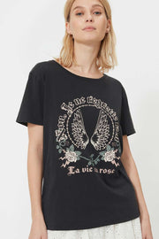 Cady T-shirt | Black | T-shirt fra Sofie Schnoor