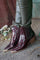 Stage | Wine Red | Blank støvle i kroko fra Copenhagen Shoes