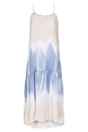 Cantal Dress | Blå | Batik kjole fra Marta du Chateau
