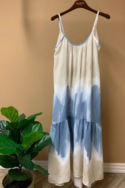 Cantal Dress | Blå | Batik kjole fra Marta du Chateau