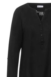 Bamika Solid | Black | Skjorte fra Street One