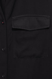 Shirtcollar blouse with pocket | Black | Skjorte fra Street One