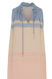 Alia dress | Pastel multi stripe | Maxikjole fra Gustav
