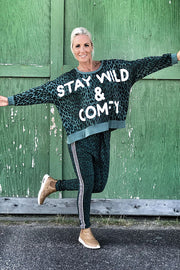 COME AS YOU ARE | Grøn leo | Sweatshirt fra COMFY COPENHAGEN