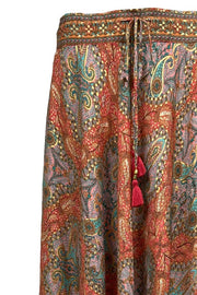 Luna Maxi Frill Skirt | Abricot Gold | Nederdel fra Black Colour