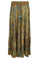 Luna Maxi Frill Skirt | Jade Gold | Nederdel fra Black Colour