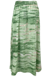 Luna Skirt With Pockets | Emerald Gold Tie | Nederdel fra Black Colour