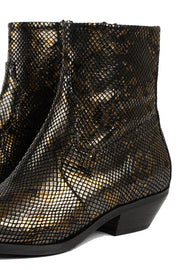Aline | Reptile Golden | Støvle fra Bukela