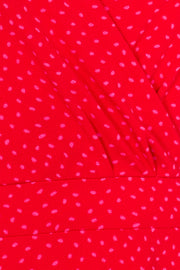 Yrsa Dress | Lollipop W. Carmine Rose | Kjole fra Freequent