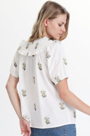 Cille Blouse | Spring Gardenia | Bluse fra Culture