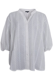 Oline Shirt | White | Skjorte fra Black Colour
