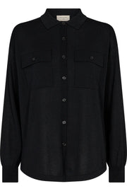 Priska Shirt | Black | Bluse fra Freequent