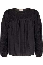 Leonie Blouse | Black | Bluse fra Freequent