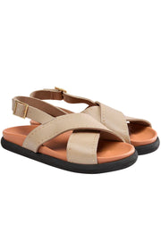 Sete Leather Sandal | Beige | Sandaler fra Mos Mosh