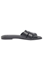 Sicily Leather Slipper | Black | Slippers fra Mos Mosh