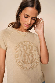 Paulina O-SS Tee | Nomad | T-Shirt fra Mos Mosh