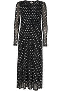 Manta Kleid | Schwarz/Off White | Kleid von Freequent
