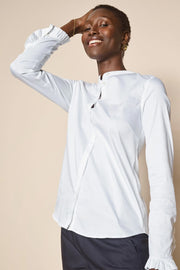Mattie Sustainable Shirt | White | Skjorte fra Mos Mosh