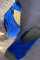 Frances 22 Suede | Electric Blue | Slippers fra Copenhagen Shoes
