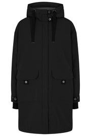 Anya Parka Coat | Black | Frakke fra Mos Mosh